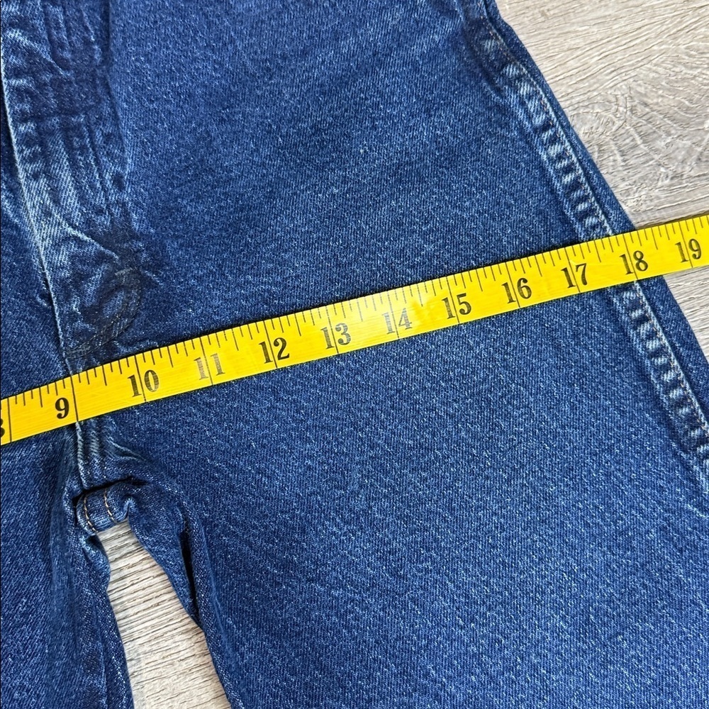 Wrangler Women’s High Rise Straight Leg Jeans Dark Blue Sz 30x34 - Picture 7 of 10